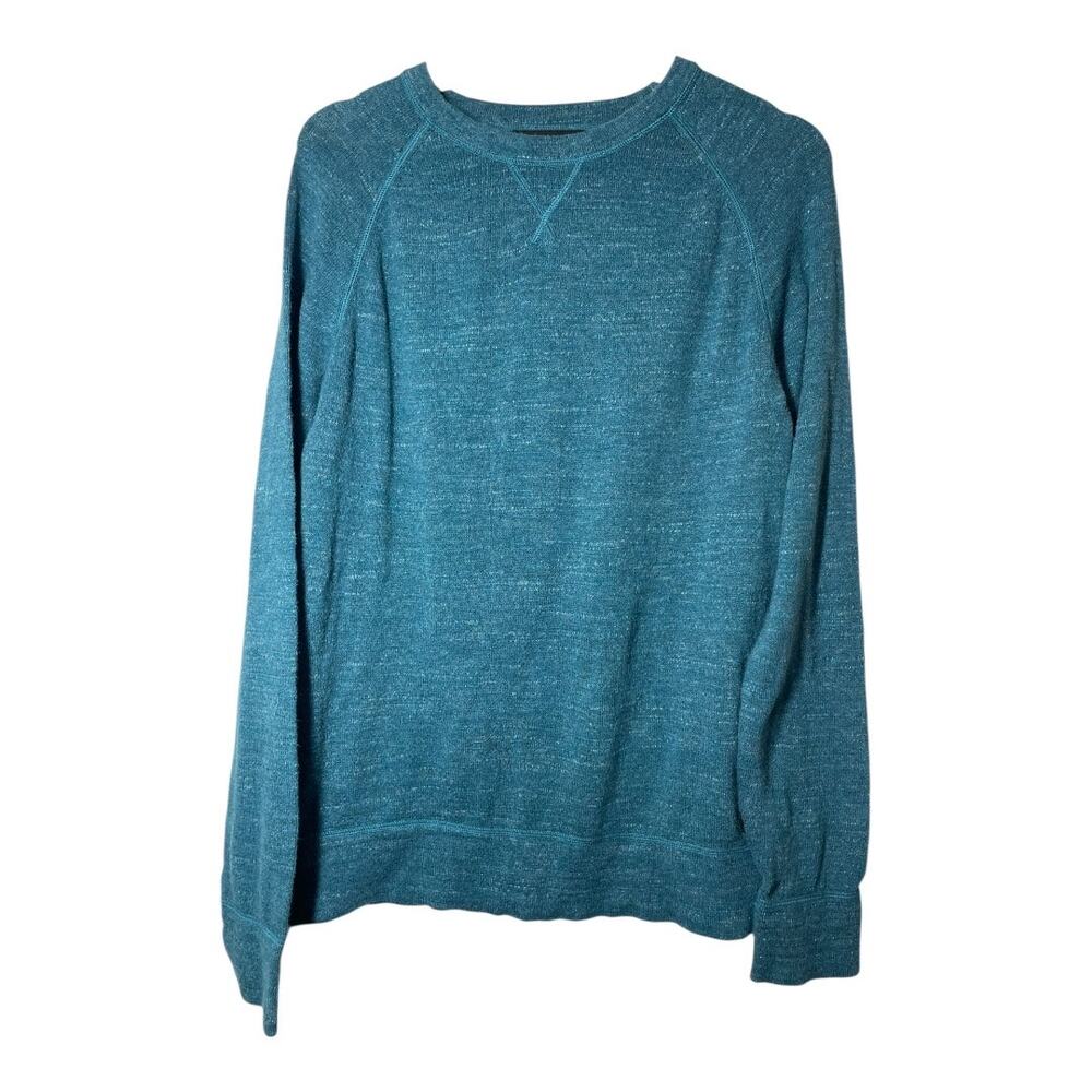 Peak Performance Teal Pullover Shirt Cotton Long Sleeve Style THYLER C Womens